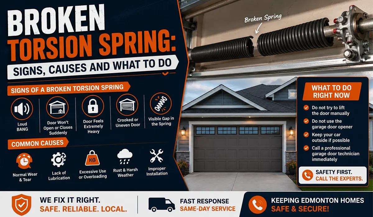Broken Torsion Spring: Signs, Causes and What to Do