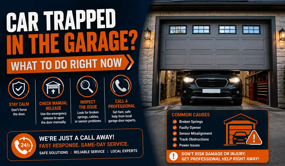 Car Trapped in the Garage? What to Do Right Now