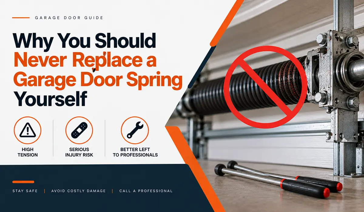 Why You Should Never Replace a Garage Door Spring Yourself